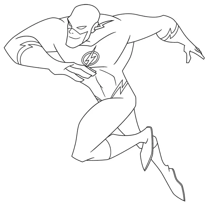 The Flash Coloring Pages 20