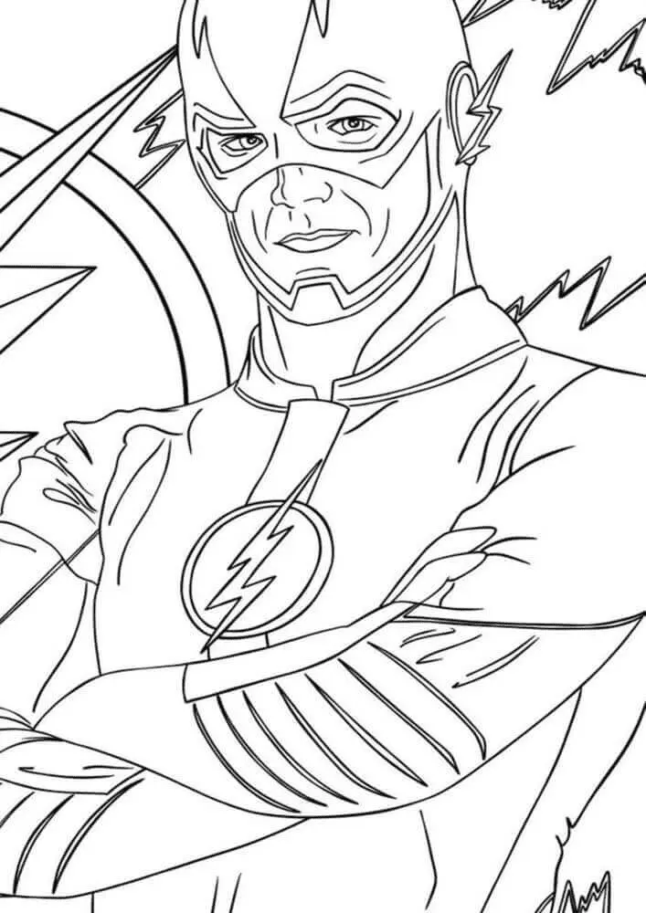 The Flash Coloring Pages 27