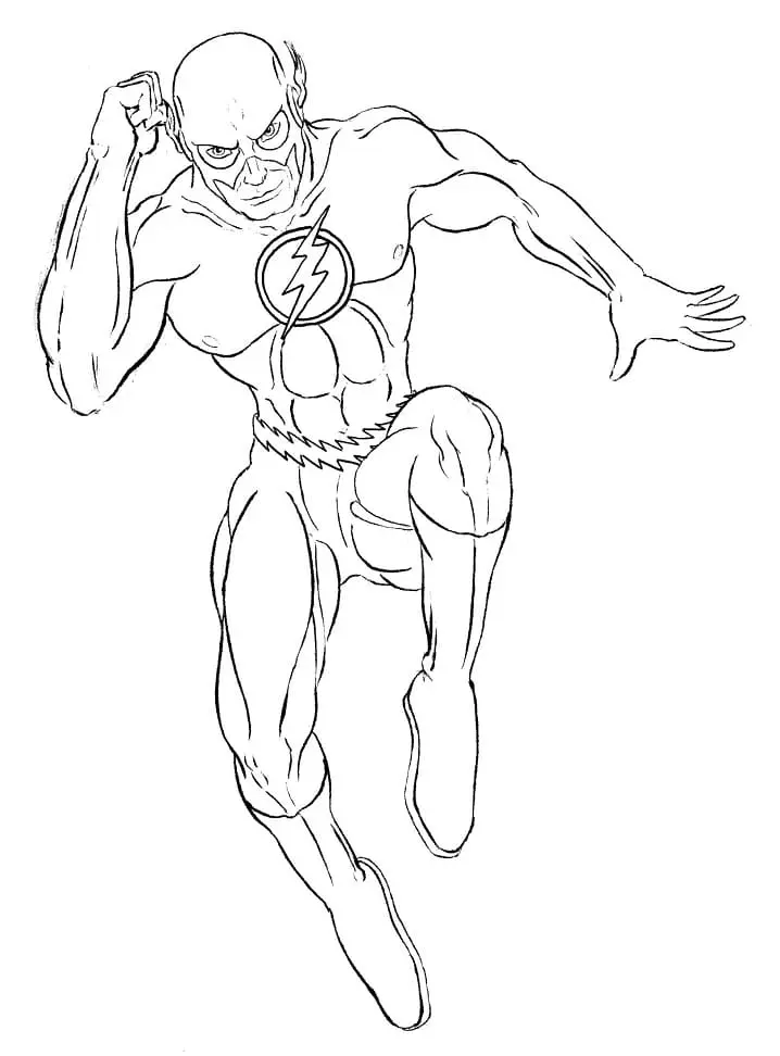 The Flash Coloring Pages 29