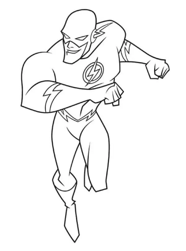 The Flash Coloring Pages 30