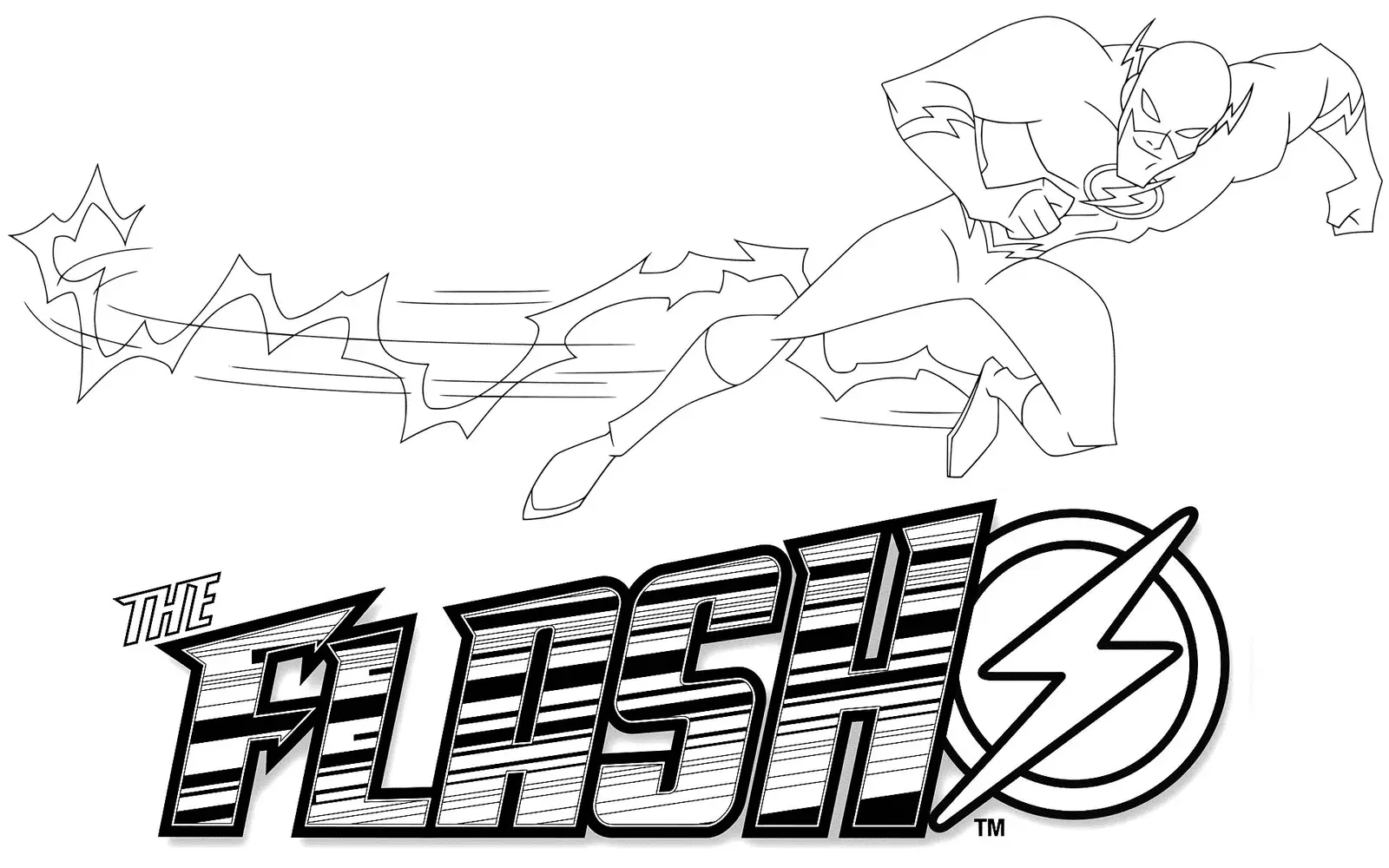 The Flash Coloring Pages 32