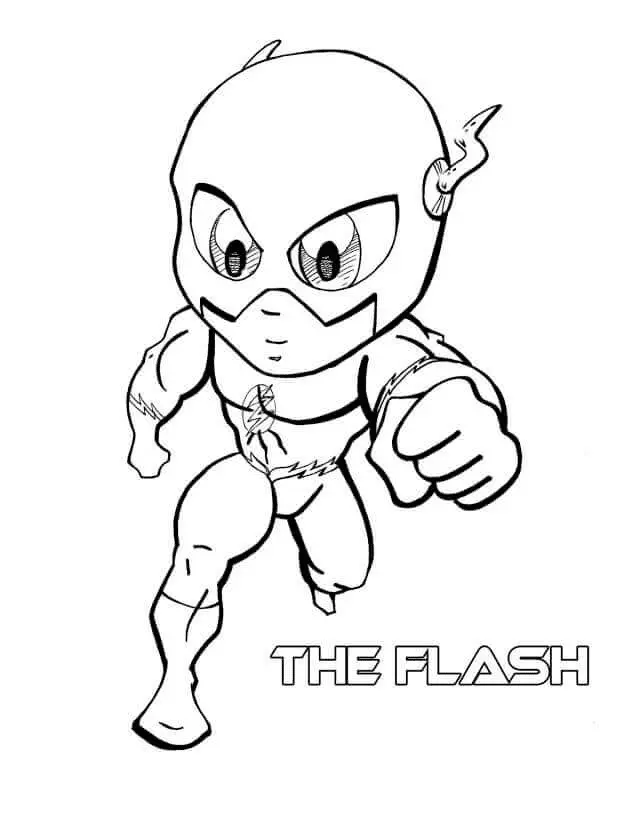 The Flash Coloring Pages 36