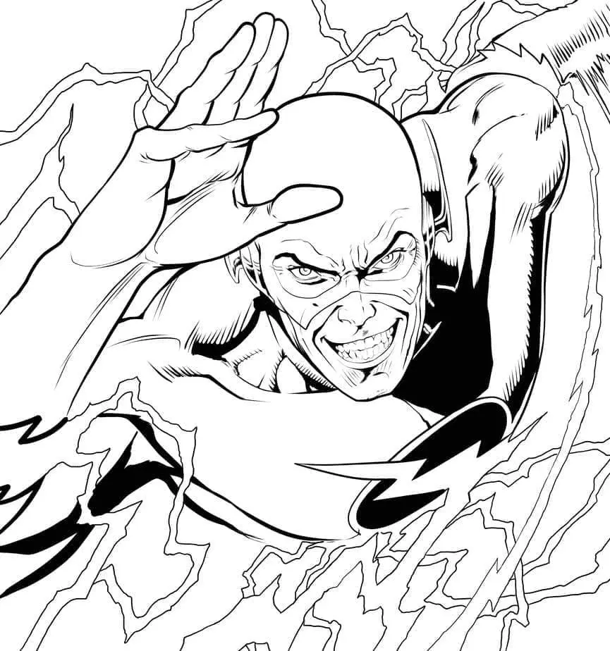 The Flash Coloring Pages 40