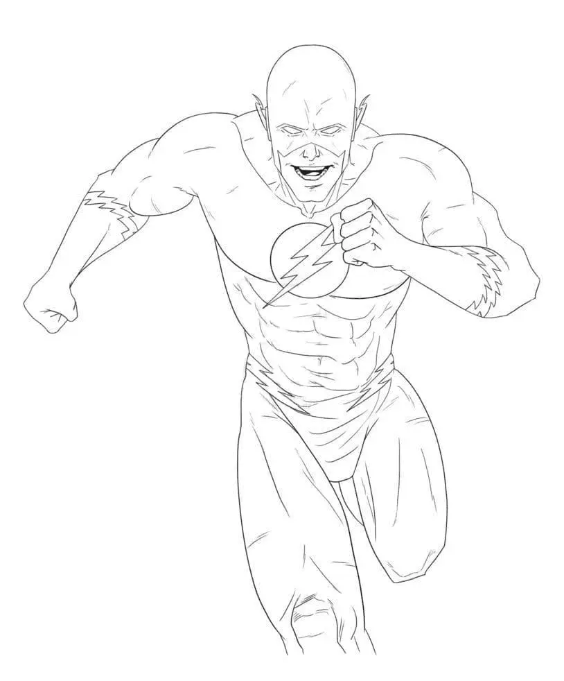 The Flash Coloring Pages 41