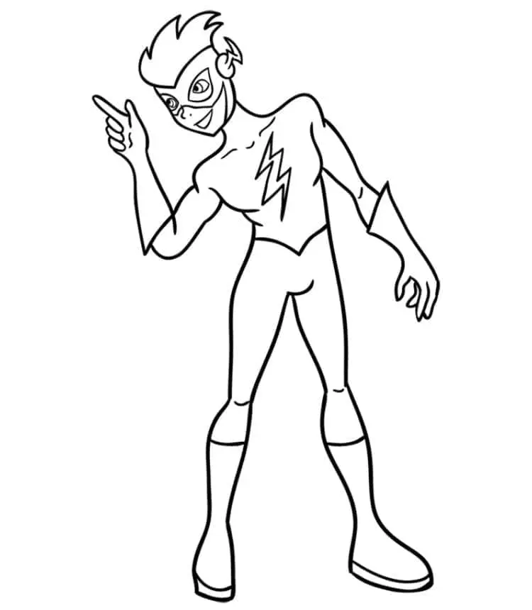 The Flash Coloring Pages 42