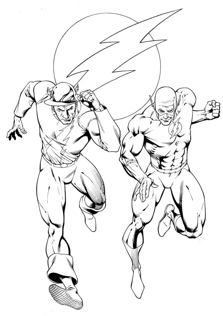 The Flash Coloring Pages 46