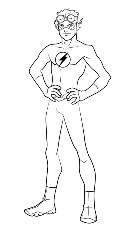 The Flash Coloring Pages 47