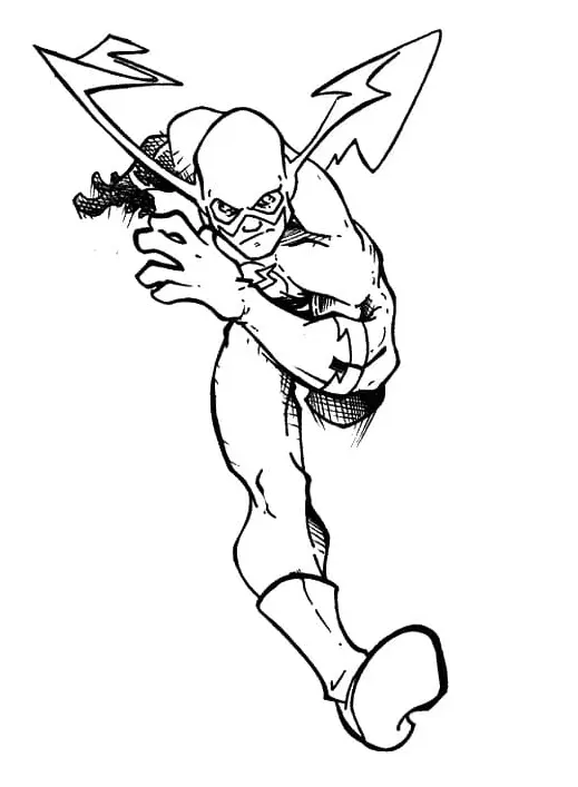 The Flash Coloring Pages 52