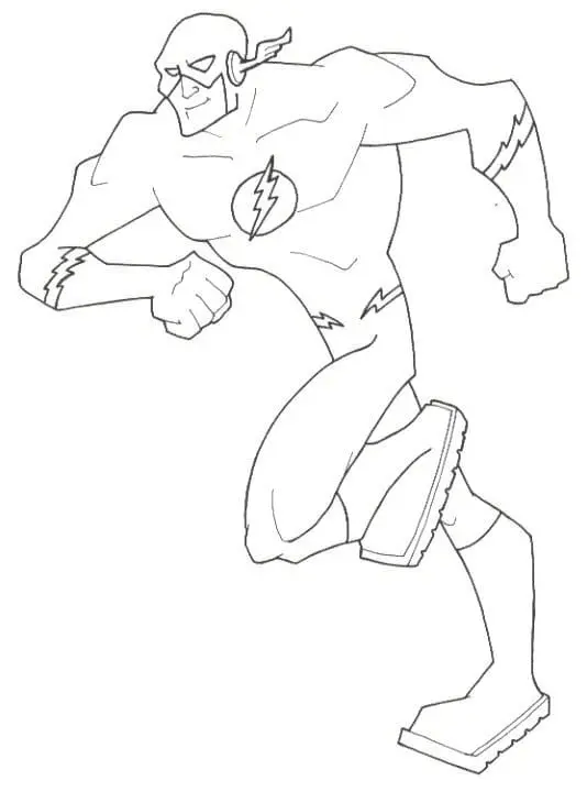 The Flash Coloring Pages 53