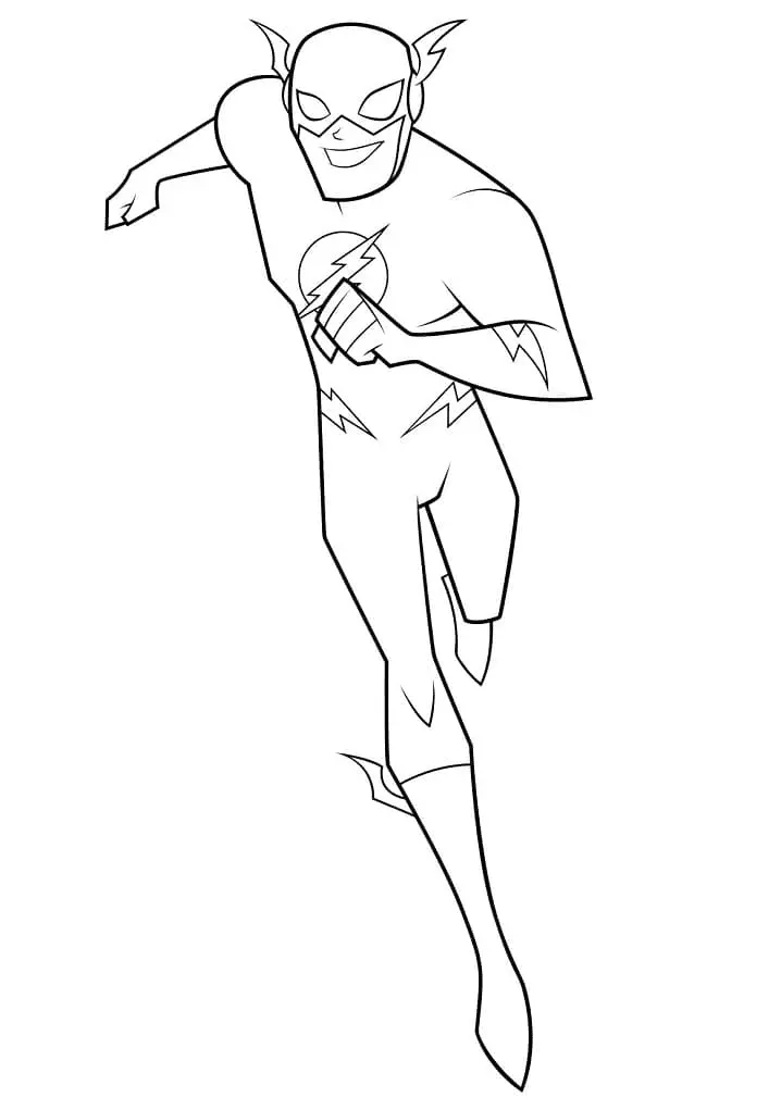 The Flash Coloring Pages 54