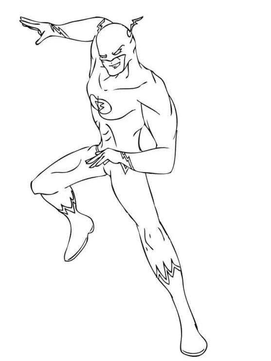 The Flash Coloring Pages 55
