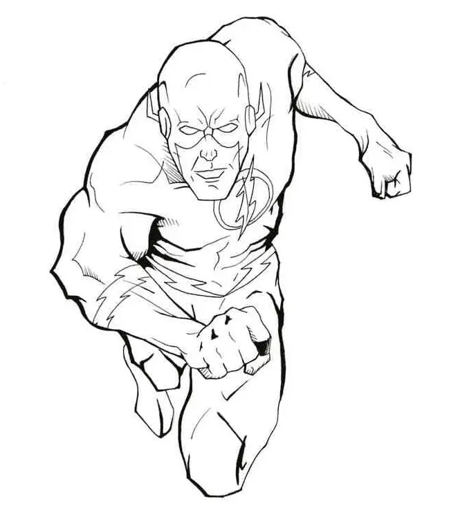 The Flash Coloring Pages 59