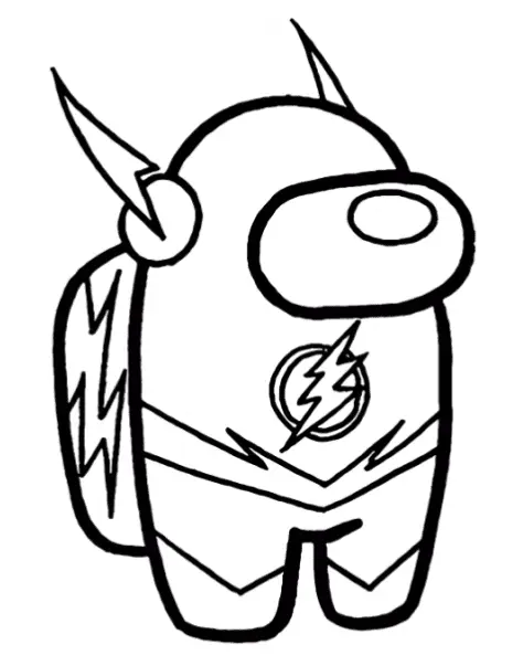 The Flash Coloring Pages 6