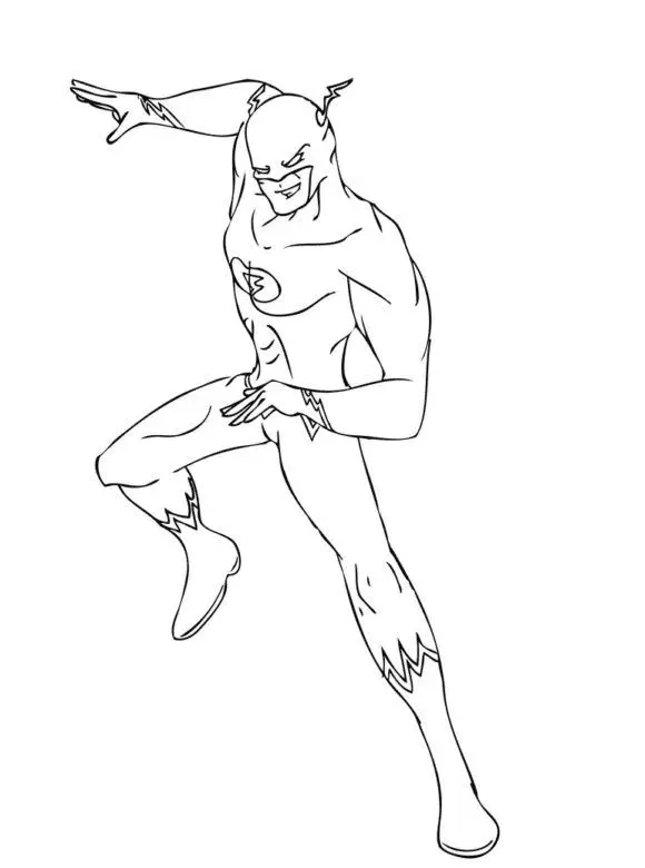 The Flash Coloring Pages 60