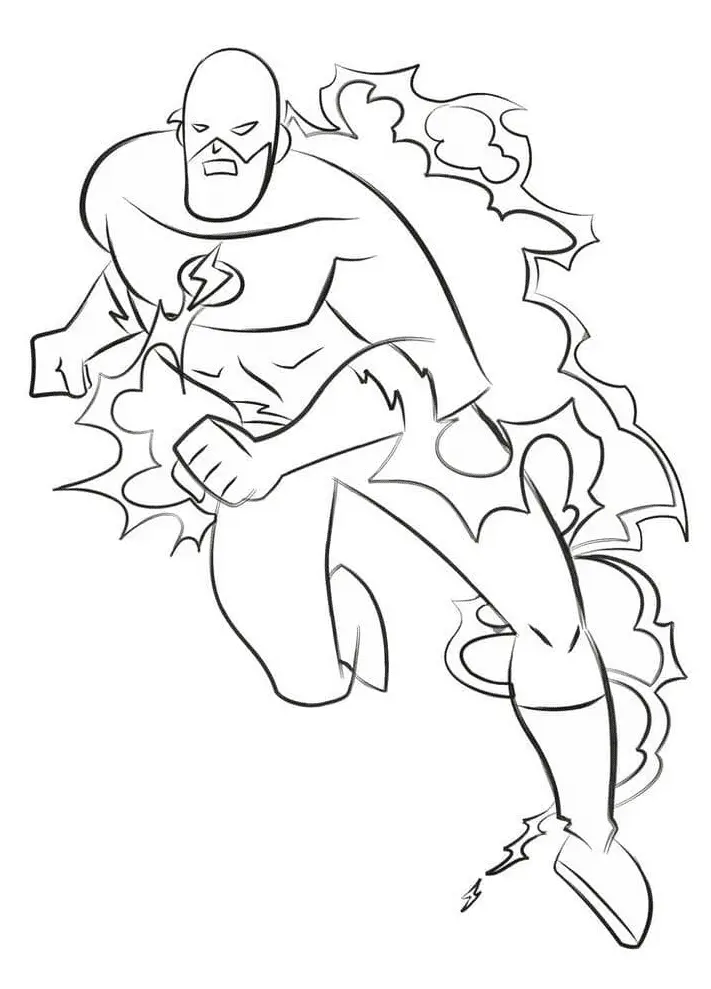 The Flash Coloring Pages 61