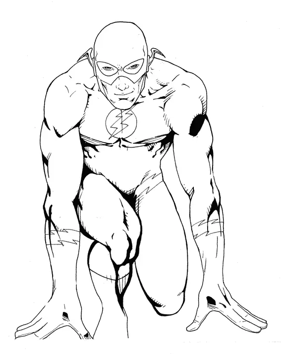 The Flash Coloring Pages 62