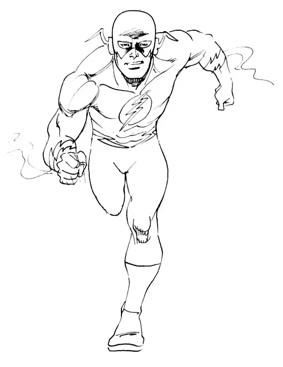 The Flash Coloring Pages 63
