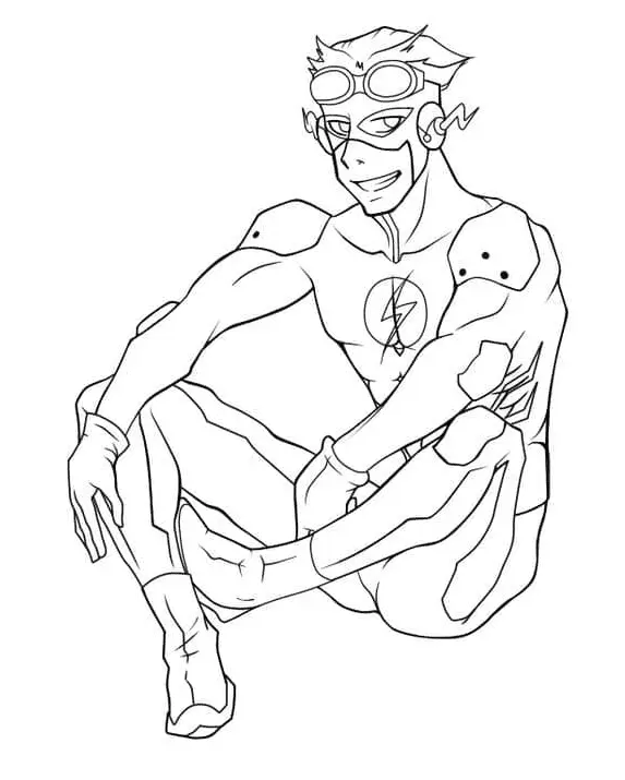 The Flash Coloring Pages 65