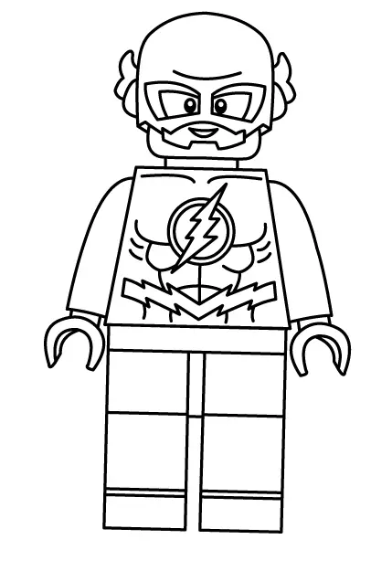 The Flash Coloring Pages 7