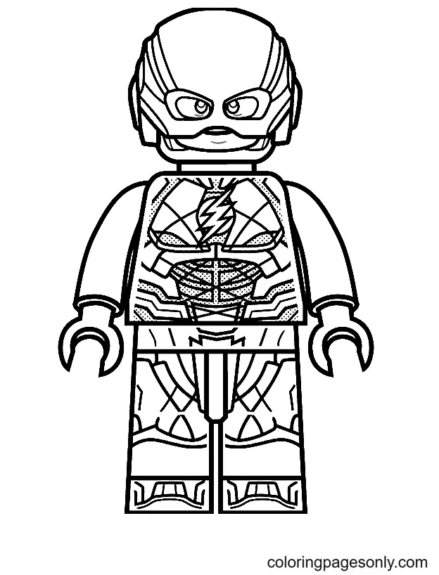 The Flash Coloring Pages 8