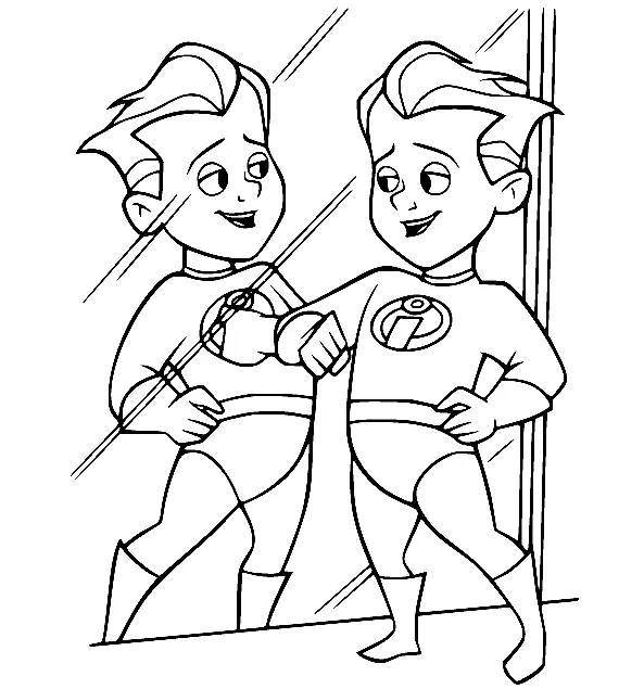 The Incredibles Coloring Pages 23