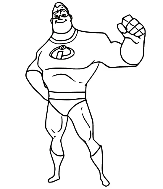 The Incredibles Coloring Pages 27