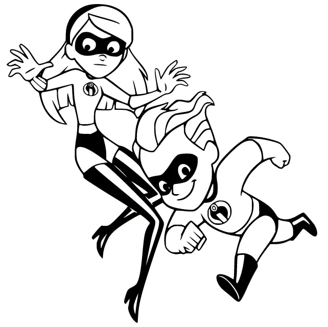 The Incredibles Coloring Pages 32