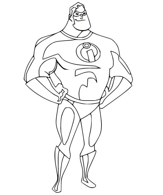 The Incredibles Coloring Pages 40