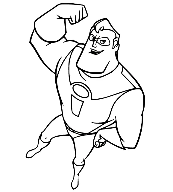 The Incredibles Coloring Pages