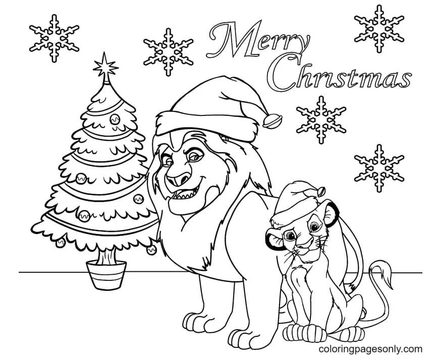 Der König der Löwen Ausmalbilder 7