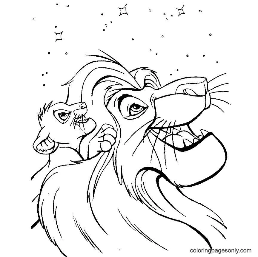 The Lion King Coloring Pages 9