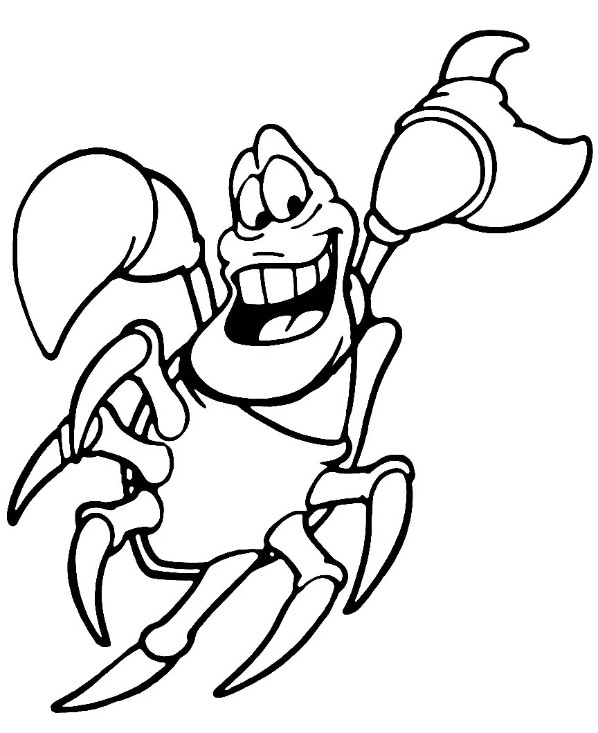 Desenhos de A Pequena Sereia para colorir 19