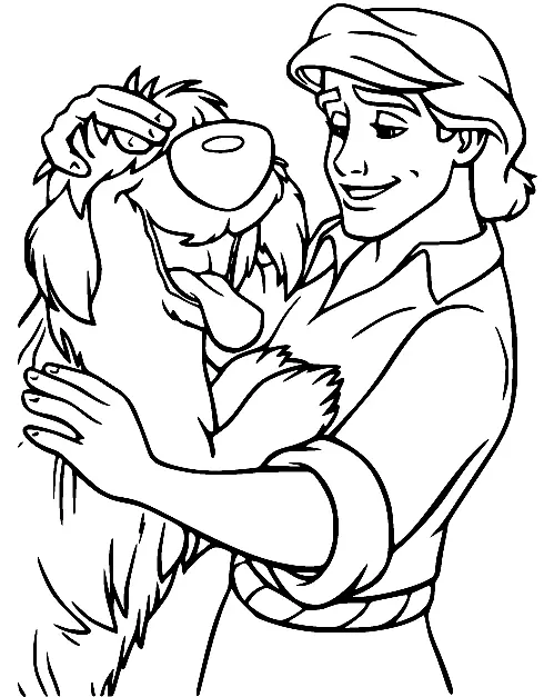 Desenhos de A Pequena Sereia para colorir 27