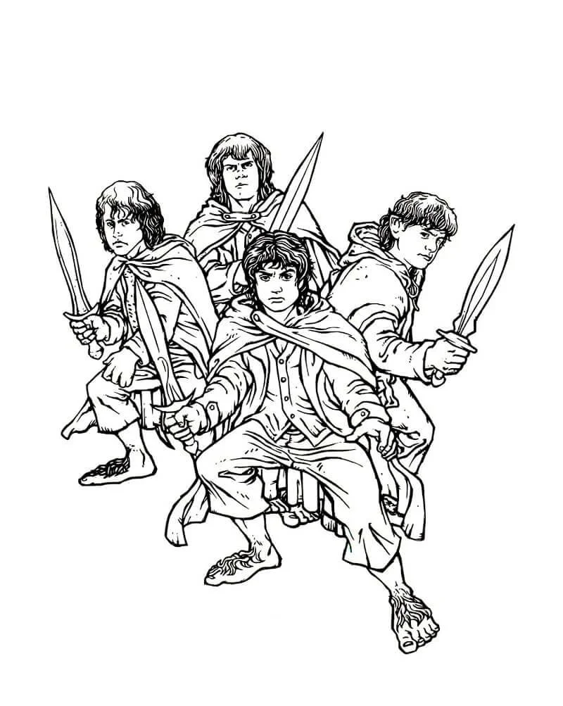 The Lord of the Rings Coloring Pages 100