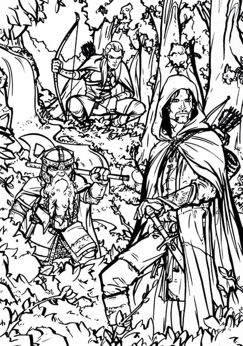 The Lord of the Rings Coloring Pages 176