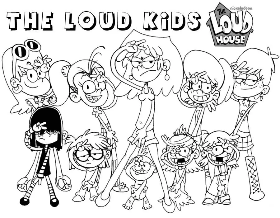 The Loud House Coloring Pages 11