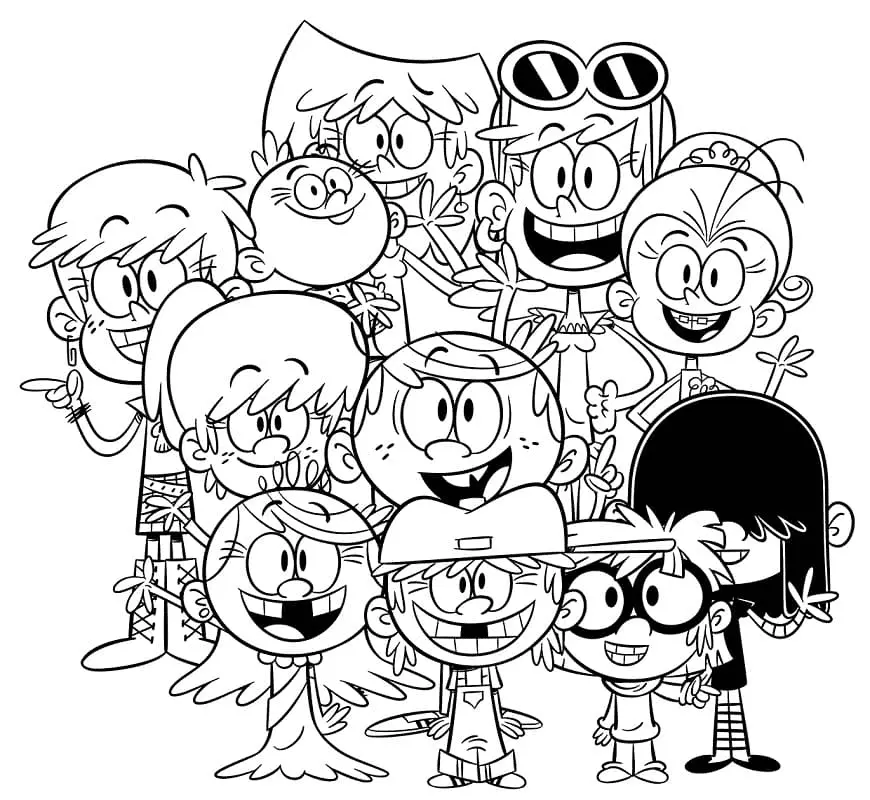 The Loud House Coloring Pages 3