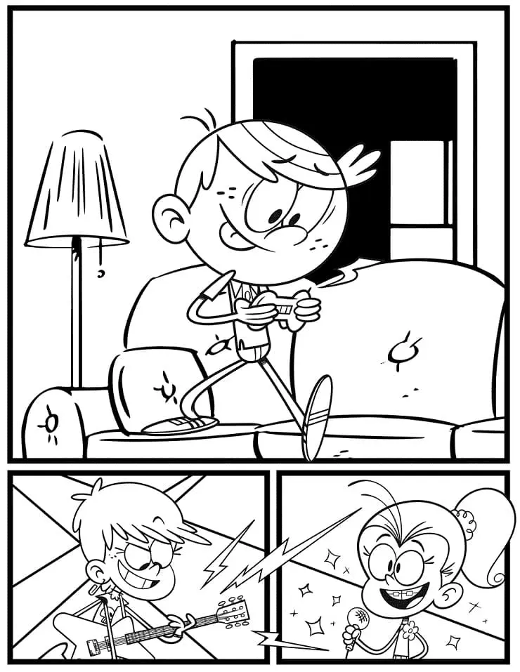 The Loud House Coloring Pages 34