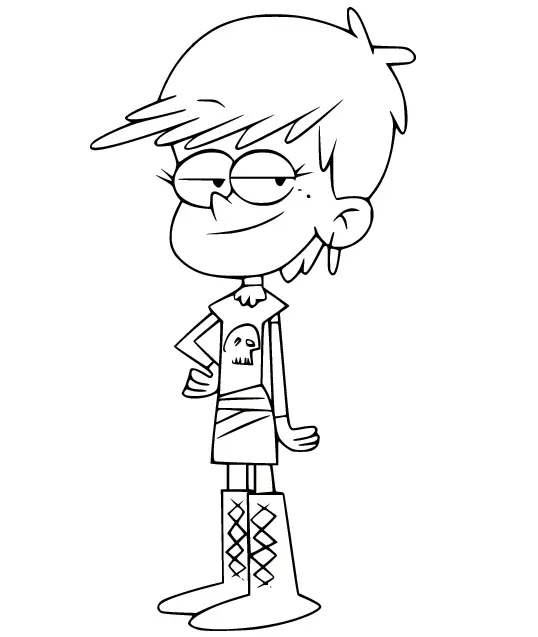 The Loud House Coloring Pages 44