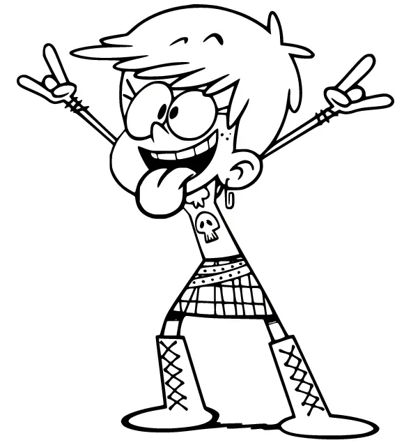 The Loud House Coloring Pages 59