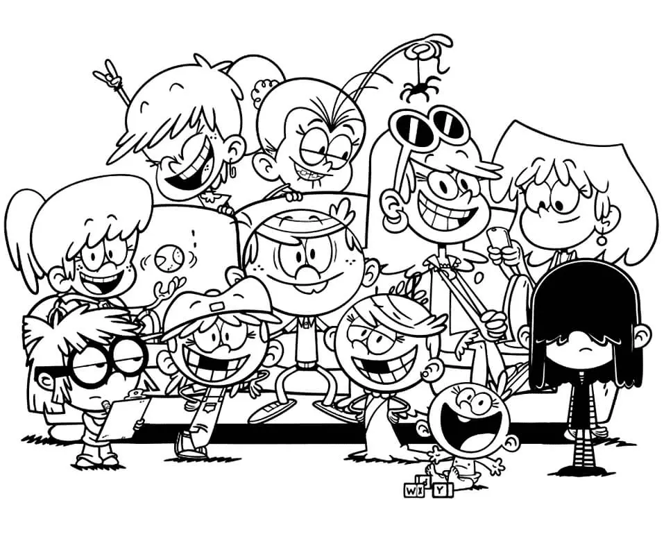 The Loud House Coloring Pages 6