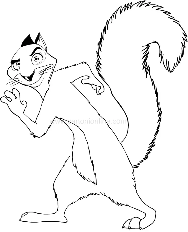 Die Ausmalbilder von The Nut Job 11