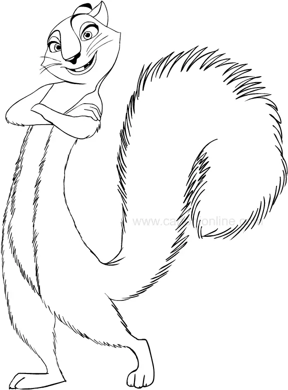 Die Ausmalbilder von The Nut Job 7