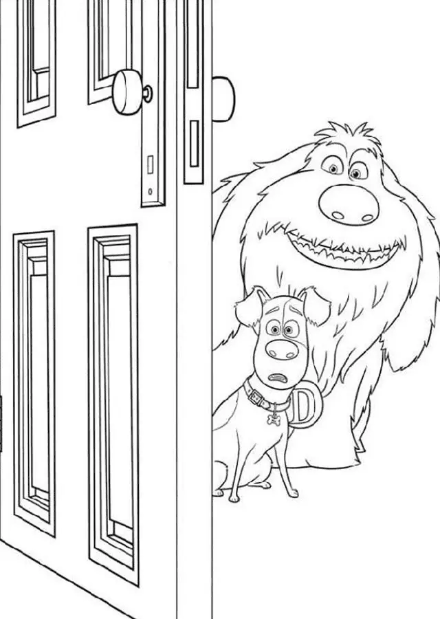 Desenhos de Pets A Vida Secreta dos Bichos Para Colorir 49