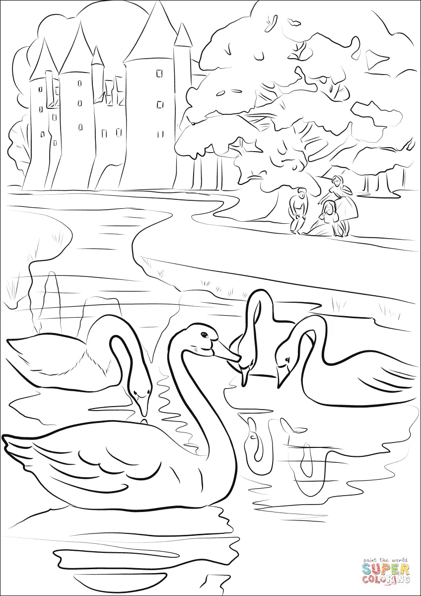 O Patinho Feio Para Colorir