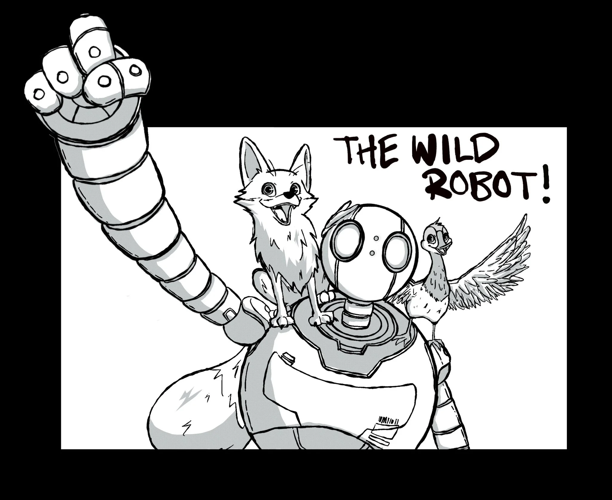 Die Ausmalbilder von The Wild Robot 11