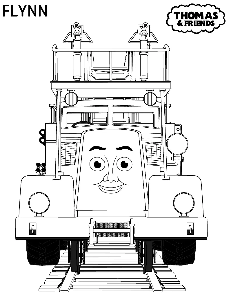 Thomas Y Sus Amigos Para Colorear 10