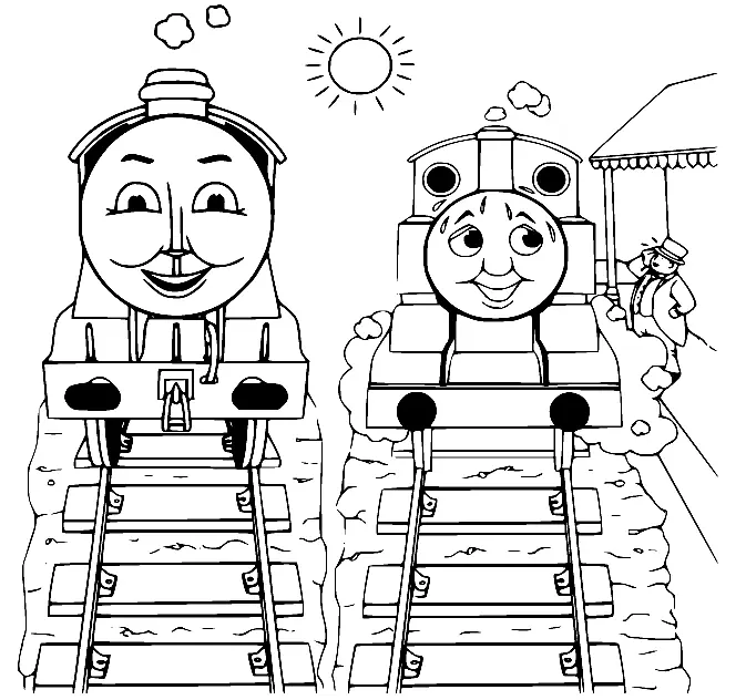 Thomas und seine Freunde Ausmalbilder 32