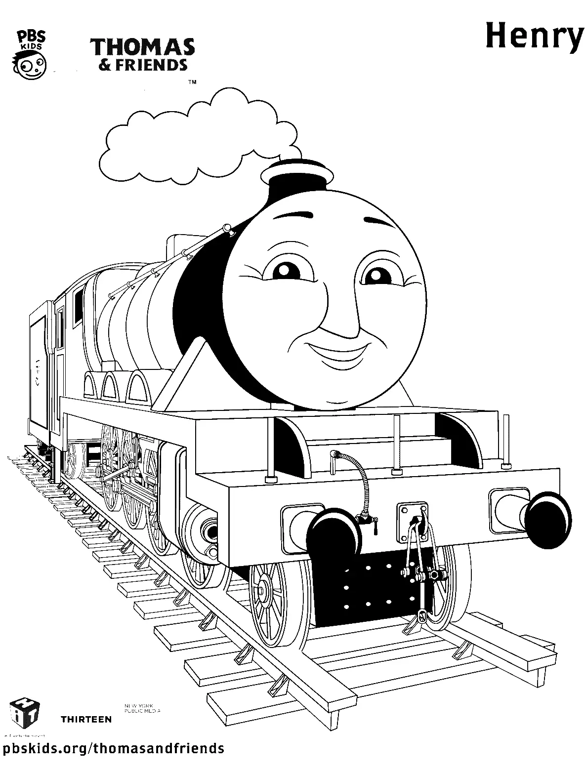 Thomas und seine Freunde Ausmalbilder 9
