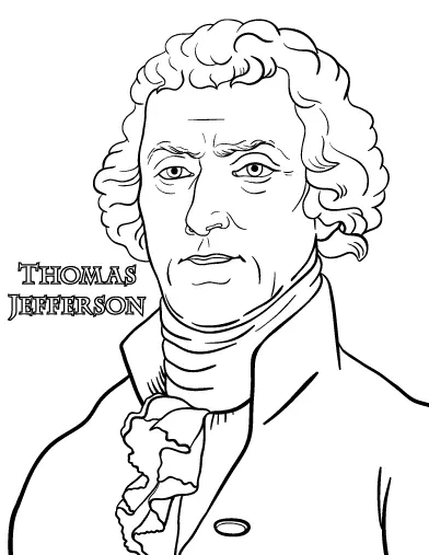 Thomas Jefferson Coloring Pages 5